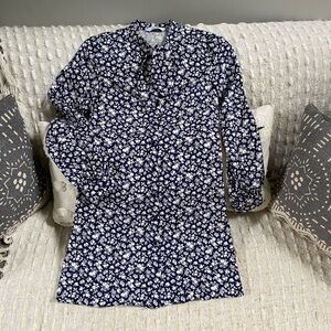 {& Other Stories} Apple Print Tor Neck Shirt Dress